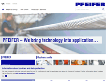 Tablet Screenshot of pfeifer.info